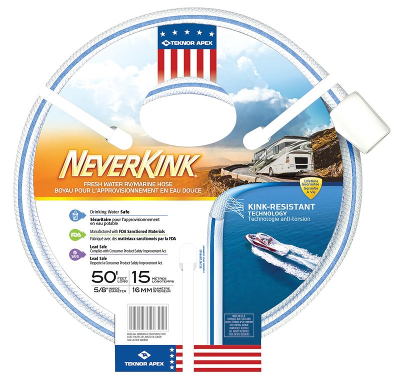 Teknor Apex 8602-50 NeverKink RV/Marine Hose - 5/8" x 50' - Image 1